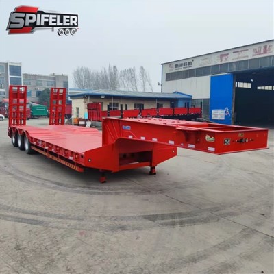 Semi Video Flatbed Truck Semi TrailerLow